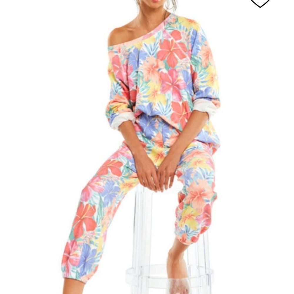 NWT Wildfox Tropicalia Sommers Sweatshirt - Picture 2 of 10